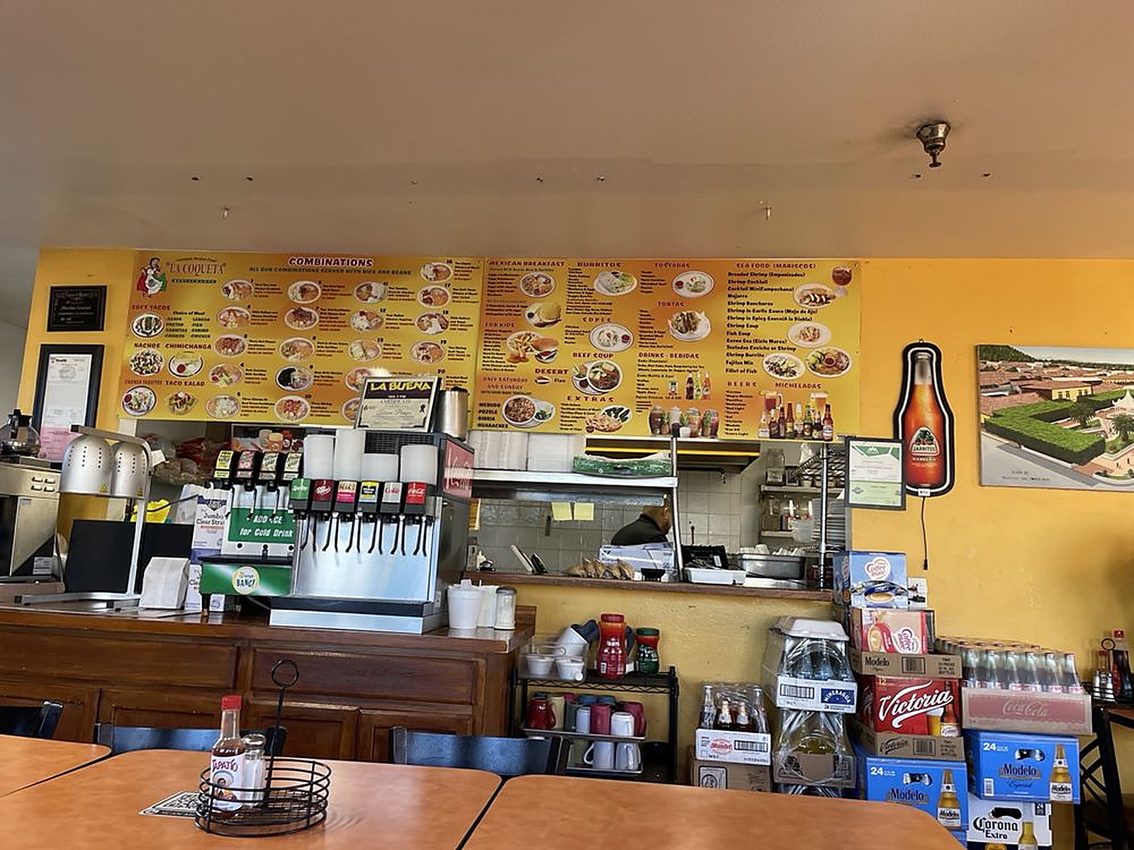 THE COUNTER &mdash; Order under the board, dine in or take out